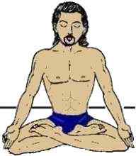 pose de yoga : la posture de la fleur lotus - padmasana