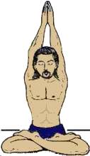 pose de yoga : La posture de la montagne - parvatasana